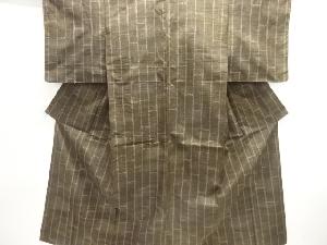 抽象模様織り出し十日町紬着物